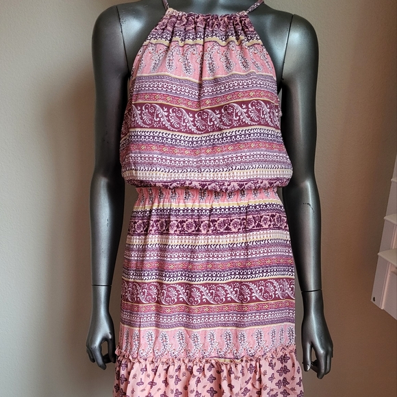 Love Fire Pink Summer Dress Size Medium - Picture 1 of 5